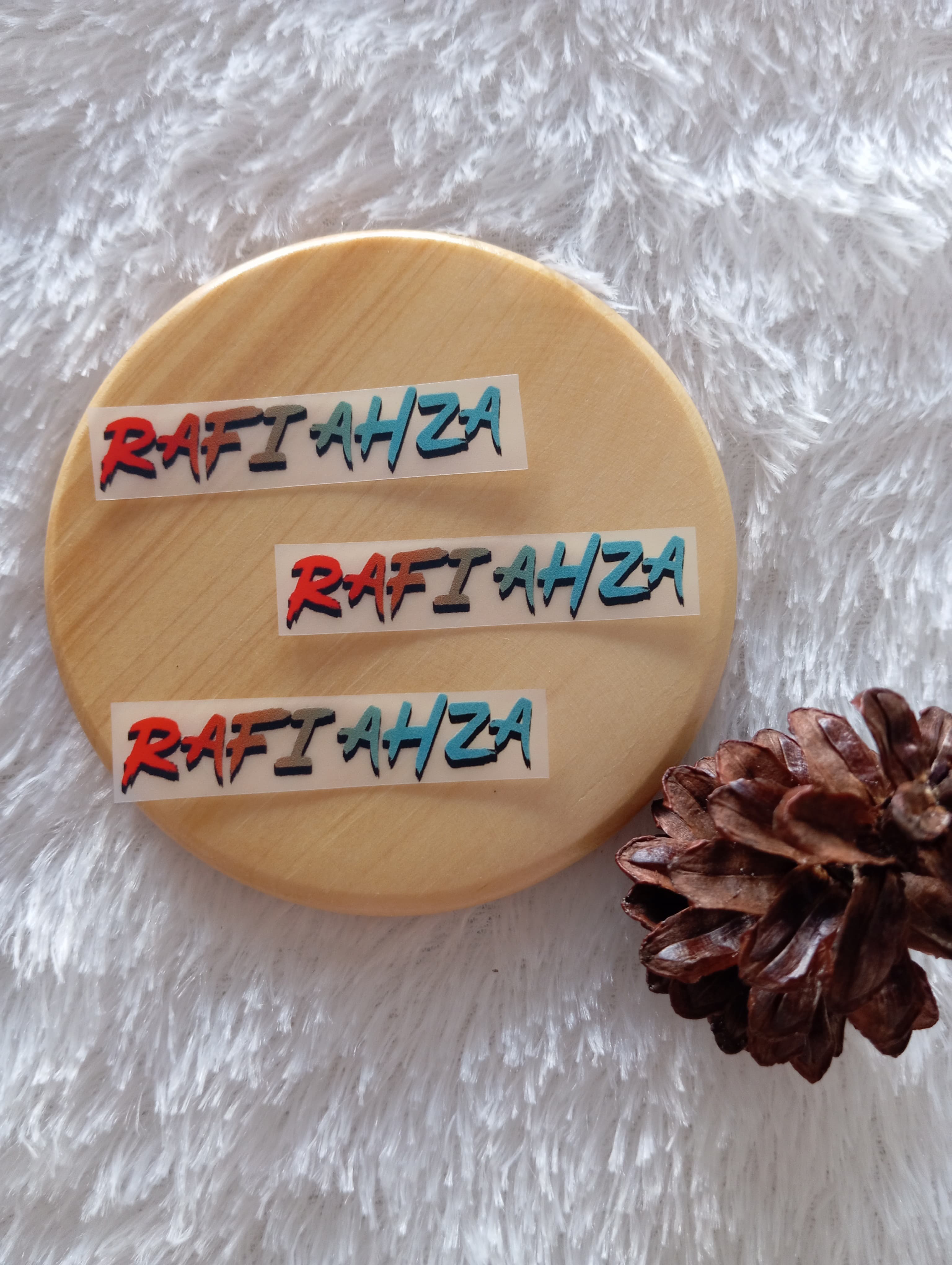 LABEL STIKER BAJU